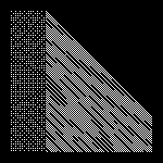 black & white abstract animation — SPACE\TIME series